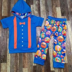 Little boys 3 piece set (Blippi Blue )
